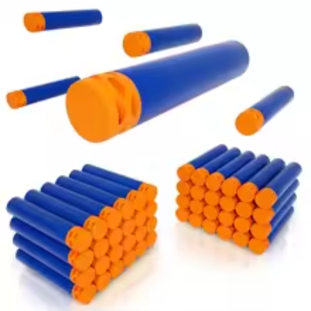 Foam Dart Gun - Azul oco eva recarga macia balas