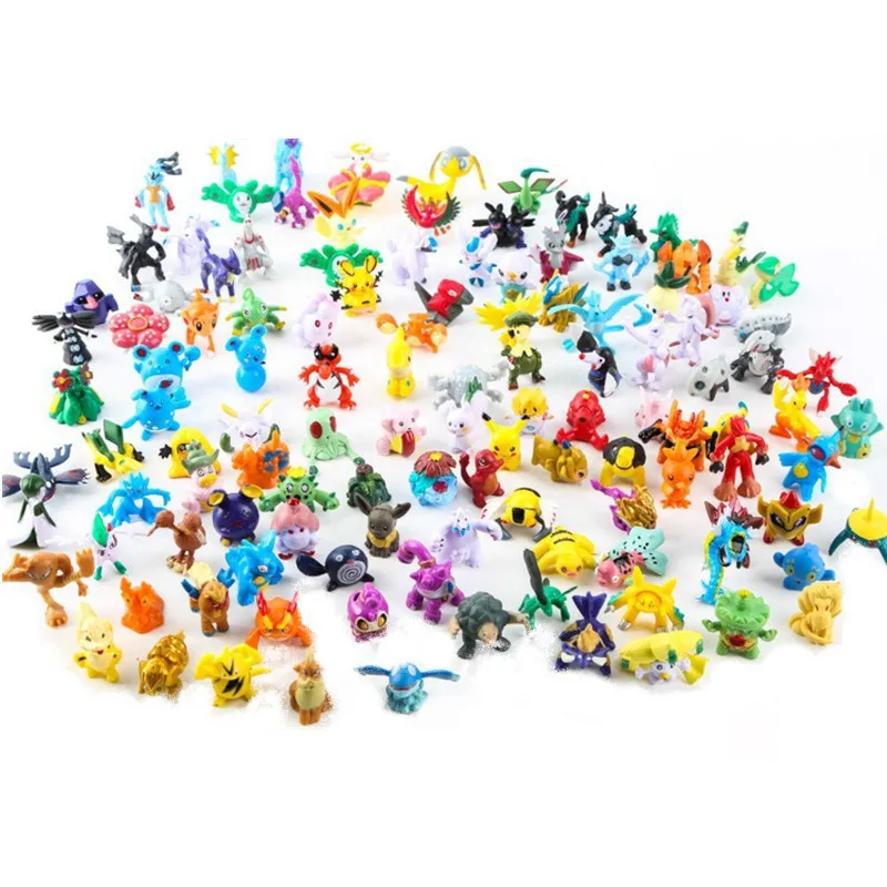 Kids Toys Movie - 2-3cm pokemon anime figura pikachu bonito