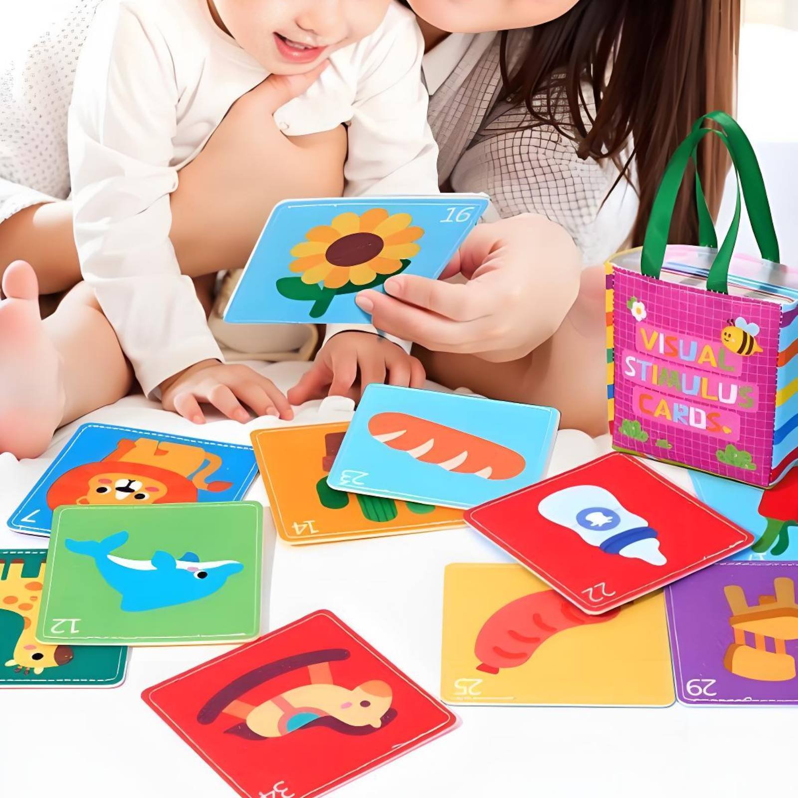 Educational Flash Card - Cartões de Estímulo Visual para Educação