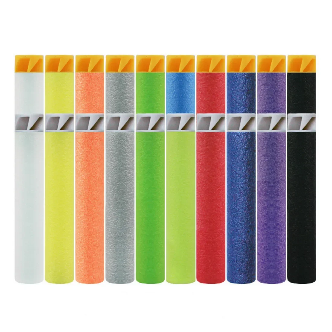 Foam Dart Gun - Flat Soft Head Grey Foam Bullets