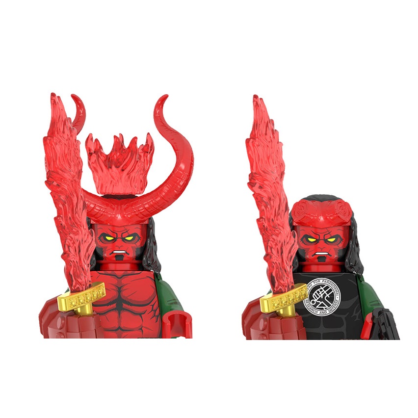 Lego Building Blocks - WM2422 WM2421 Hellboy Blocos de Montar