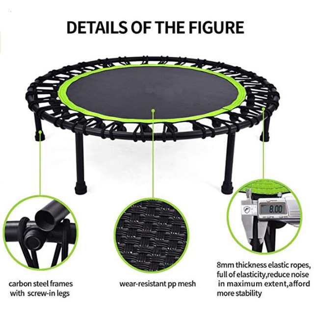 Trampoline Mini Indoor - Mini Trampolim Dobrável de 40 Polegadas