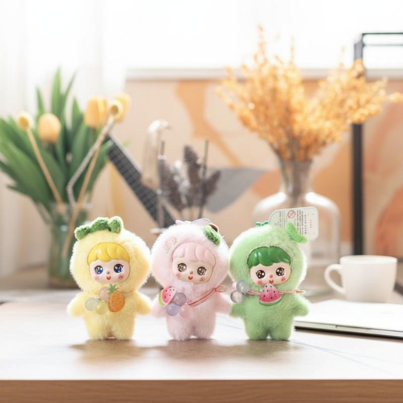 Kids Toys Home - Chaveiro de Pelúcia de Frutas Fofas