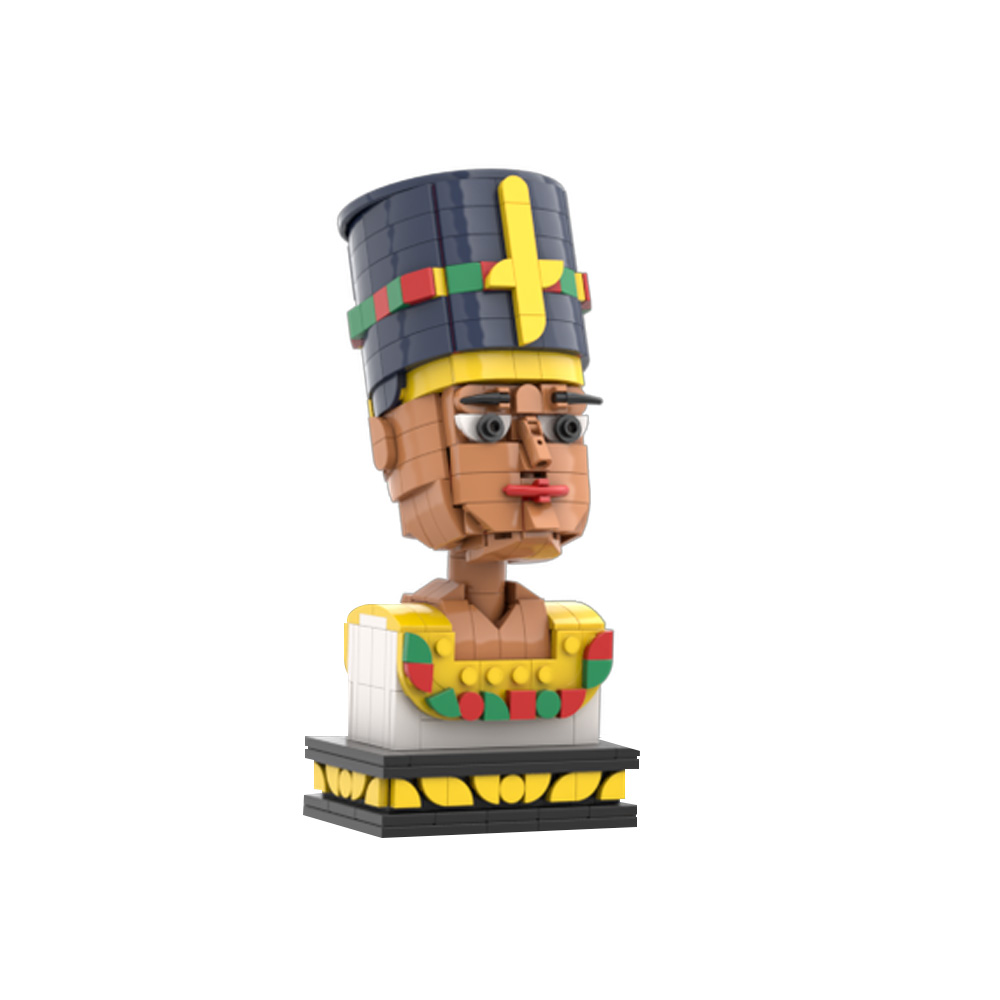 Kids Toys Egypt - Moc nefertiti egito rainha blocos de