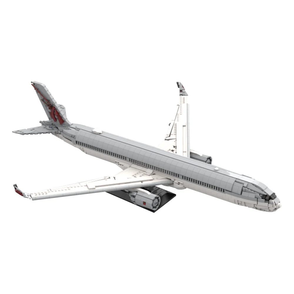 Kids Toys Qatar - MOC-233729 Qatar Airways Airbus A350-1000 Blocos