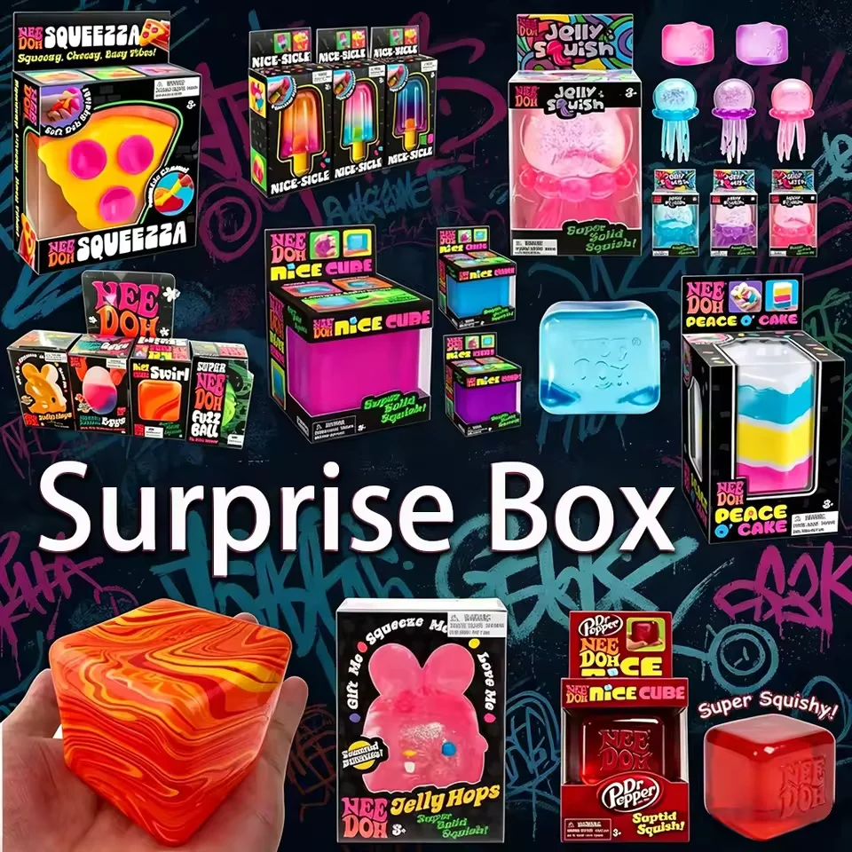 Kid Toys Ads - Caixa Surpresa de Brinquedos Squishy -