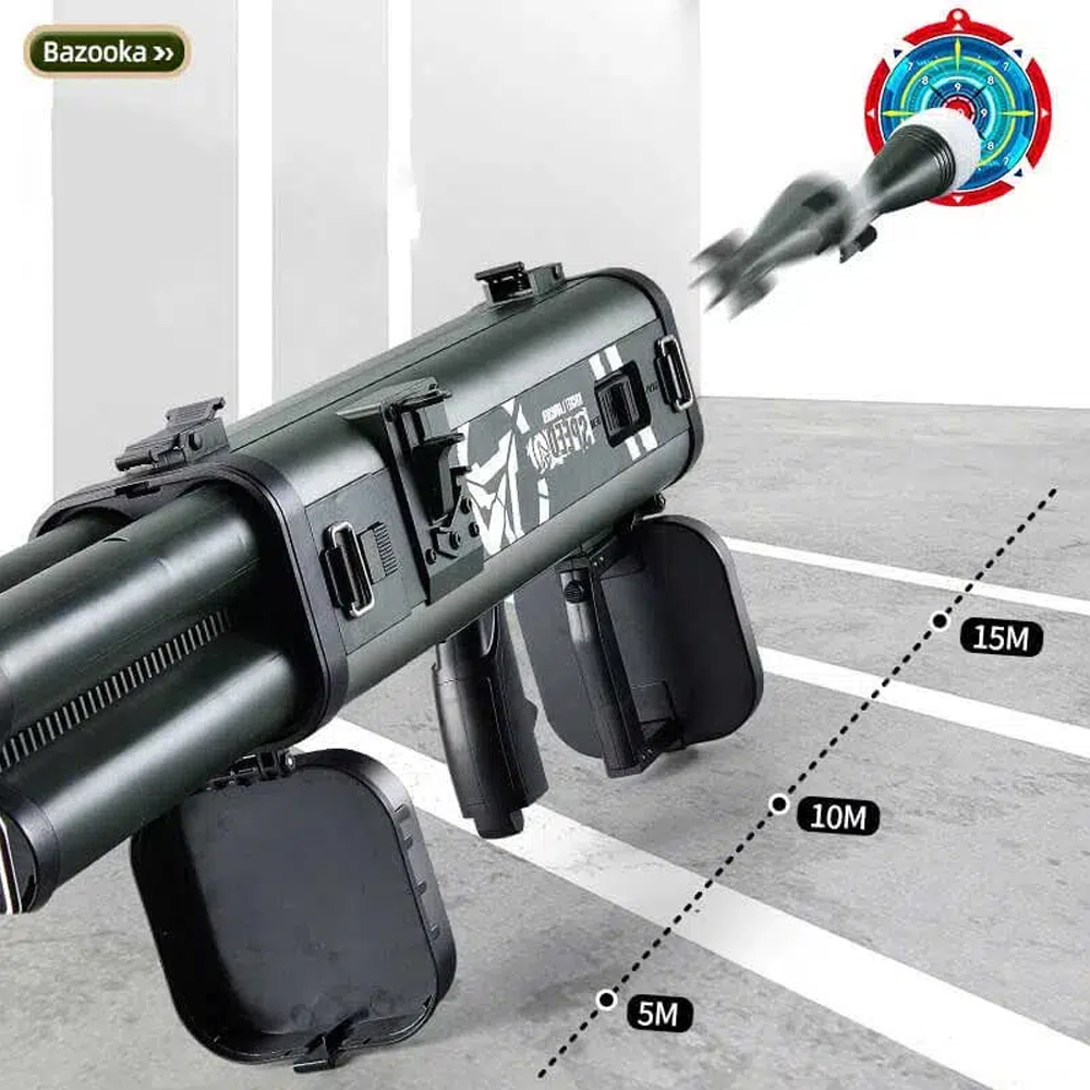 Lançador de foguetes quádruplo - Foam Dart Gun avaliação e preço