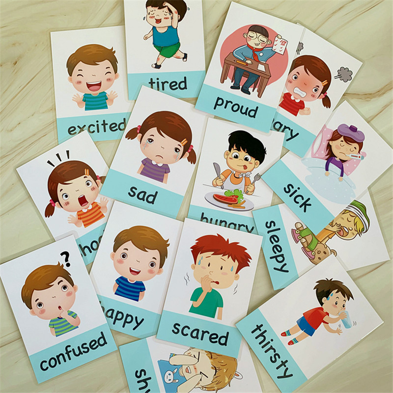 14 pçs montessori bebê inglês  - Educational Flash Card avaliação e preço