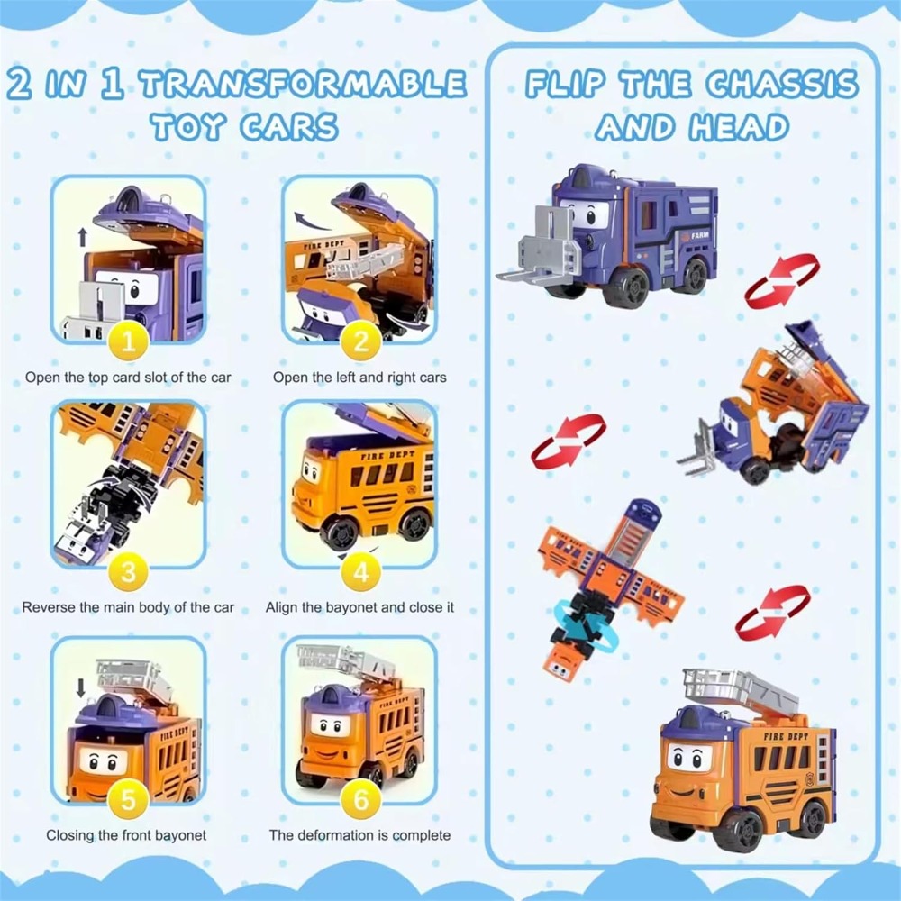 Flip racer carros transformáve - Kids Toys Vehicle avaliação e preço