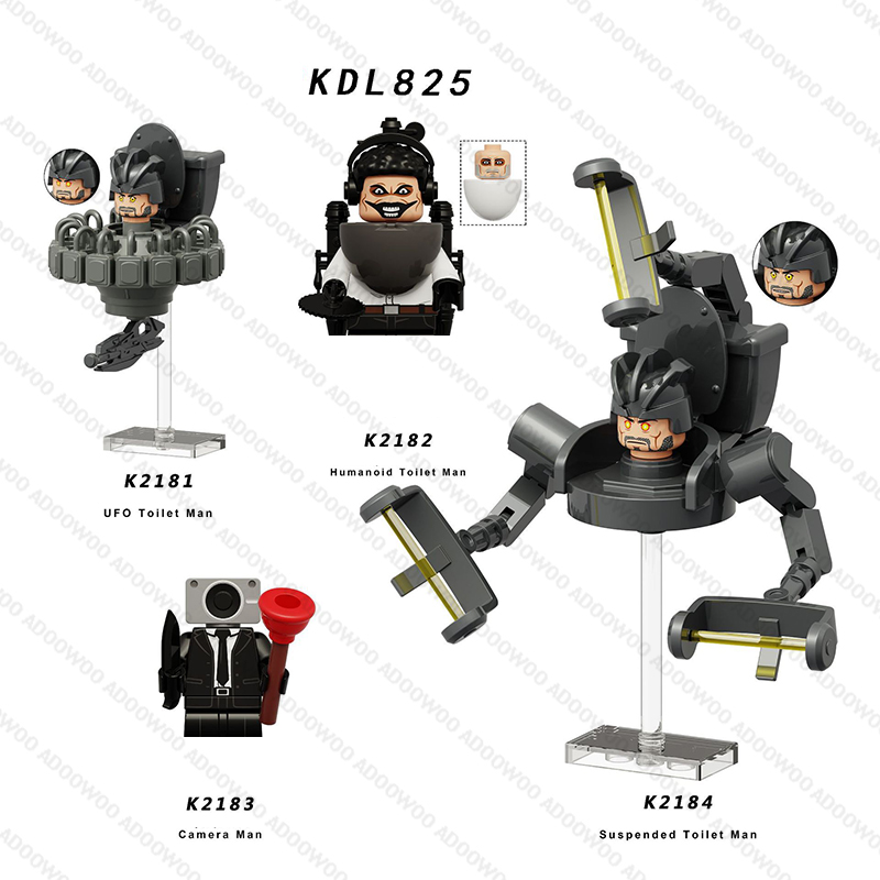 DLL001 KDL818 Boneco Masculino - Lego Building Blocks avaliação e preço