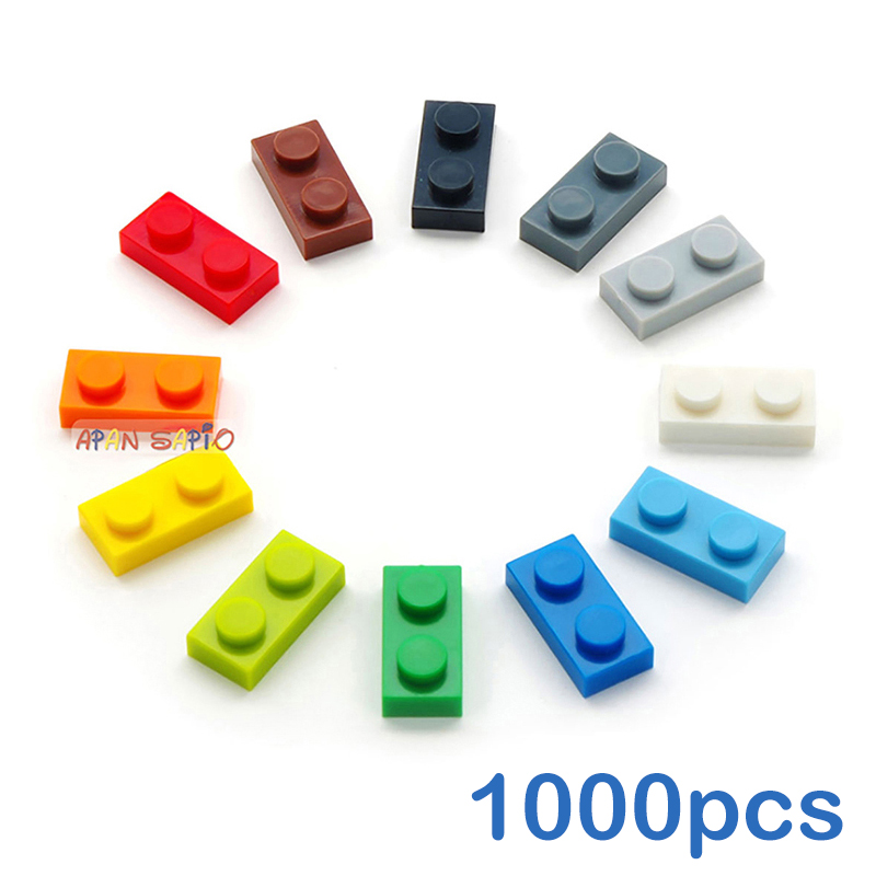 1000 pçs 1x2 pontos diy blocos - Kids Toys Under 1000 avaliação e preço