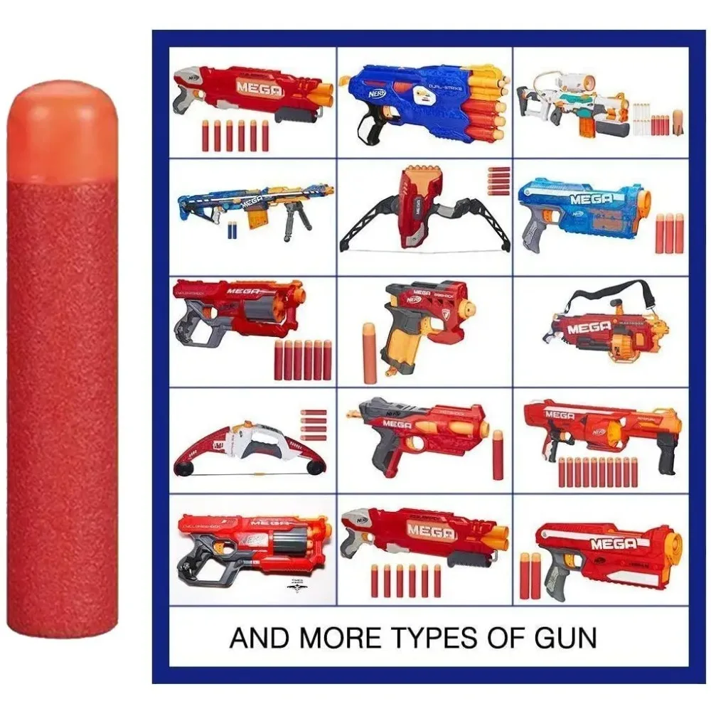 120 pacote de recarga dardos 9 - Foam Dart Gun avaliação e preço