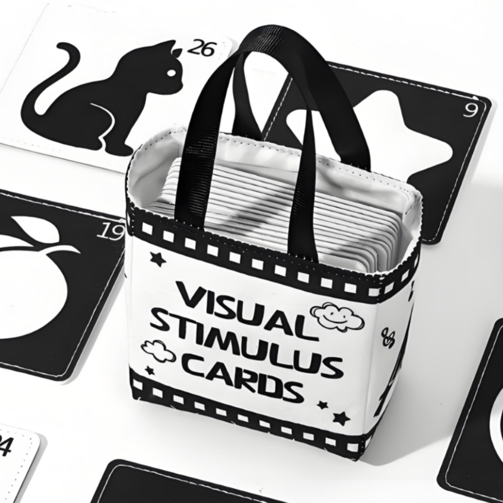 Cartões de Estímulo Visual par - Educational Flash Card avaliação e preço
