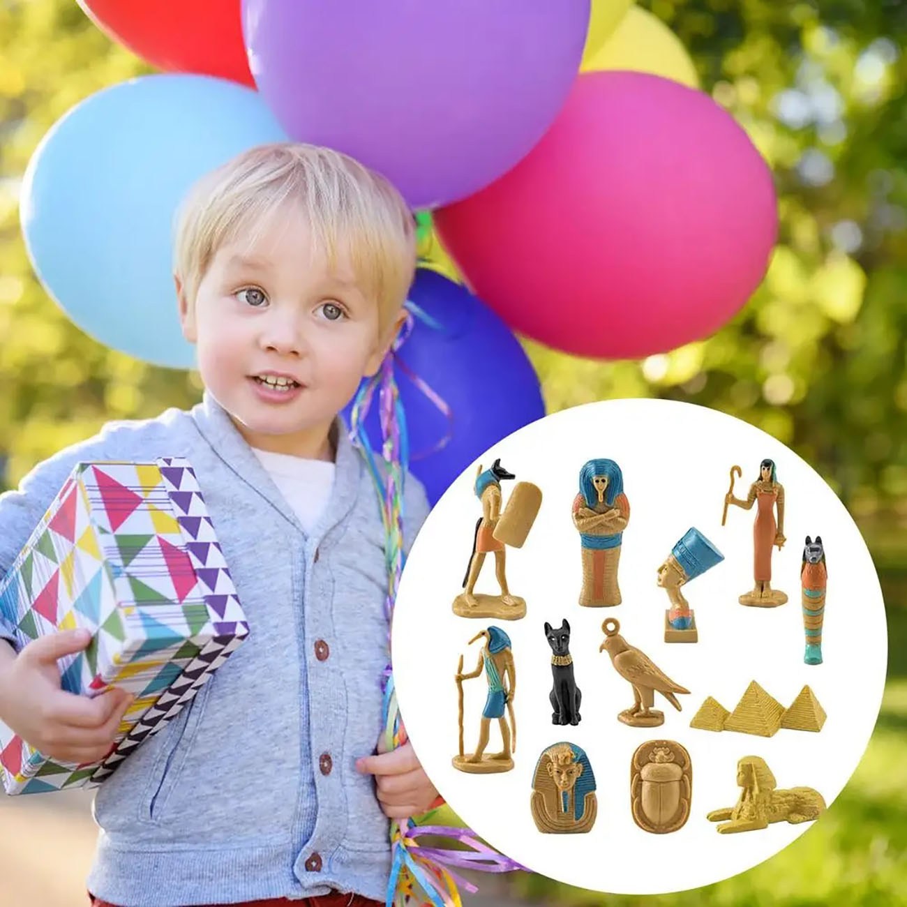 Conjunto de 12 modelo de pirâm - Kids Toys Egypt avaliação e preço
