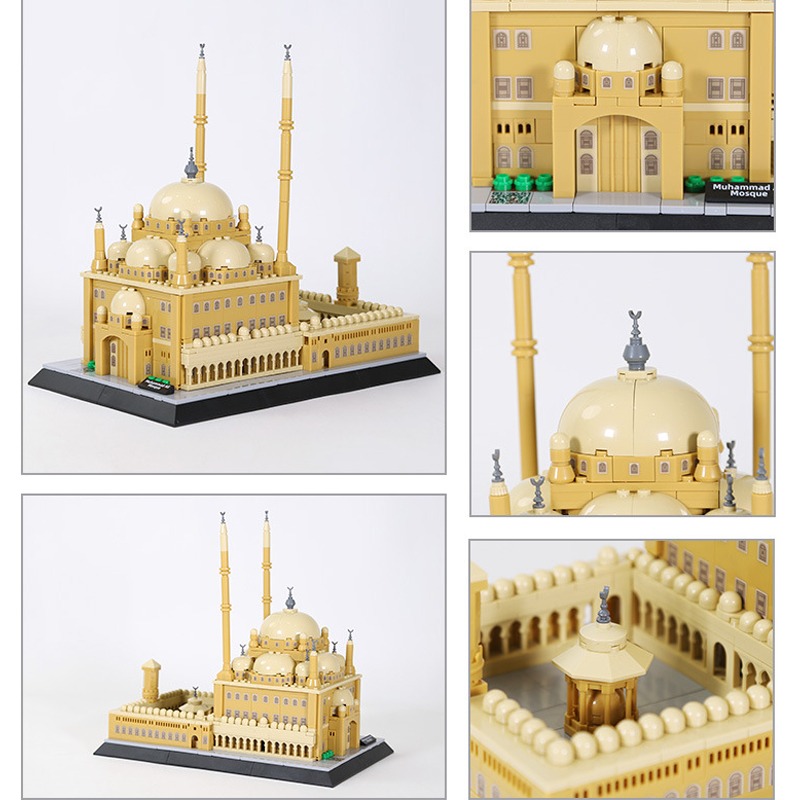 620 Peças - Mesquita de Muhamm - Kids Toys Egypt avaliação e preço
