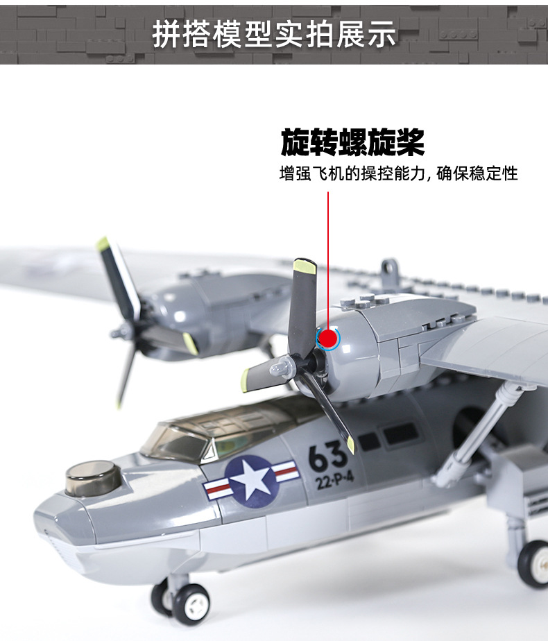 Modelo de Avião Aquático PBY-5 - Kid Toys Ads avaliação e preço