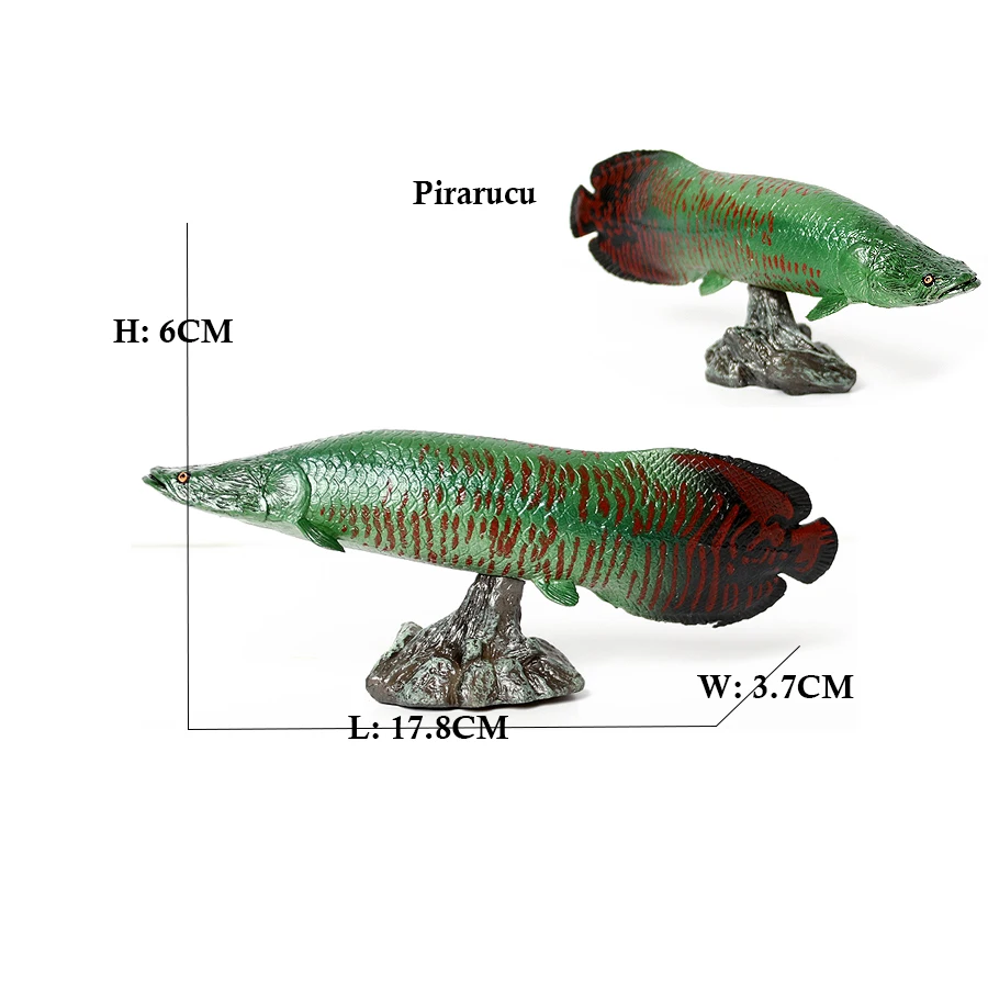Modelo de Peixe Arowana Piraru - Kids Toys Reviews avaliação e preço