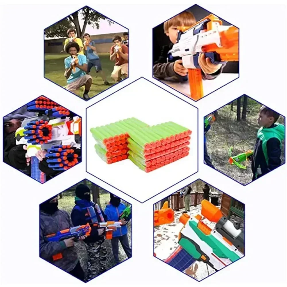 7.2cm 100/1000 pçs dardos para - Foam Dart Gun avaliação e preço