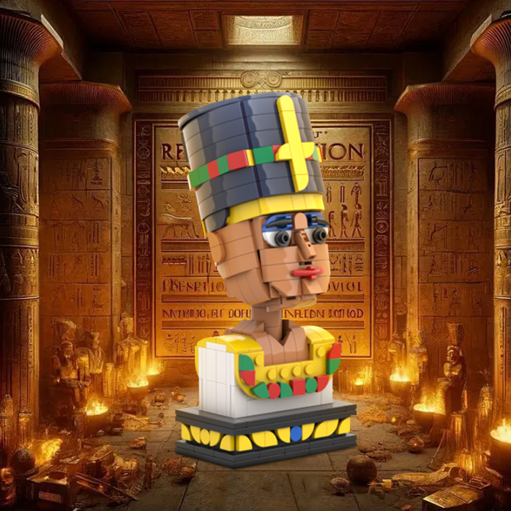 Moc nefertiti egito rainha blo - Kids Toys Egypt avaliação e preço