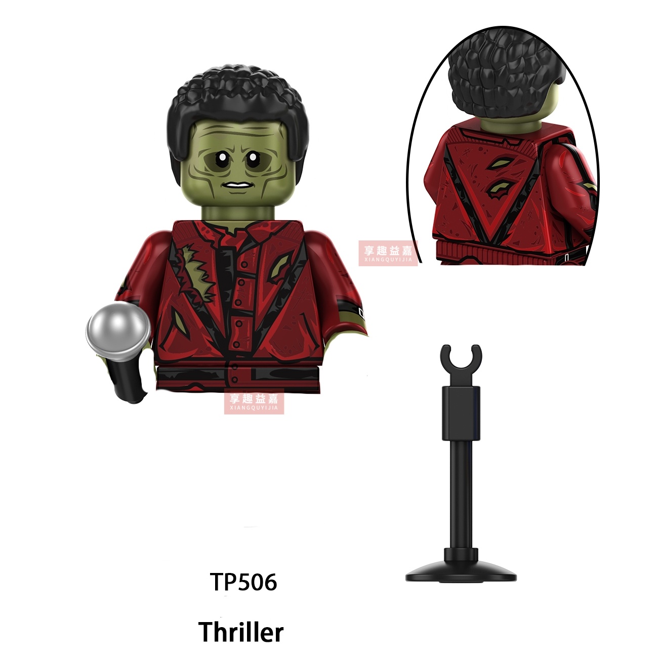 Boneco de Montar Michael Jacks - Lego Building Blocks avaliação e preço