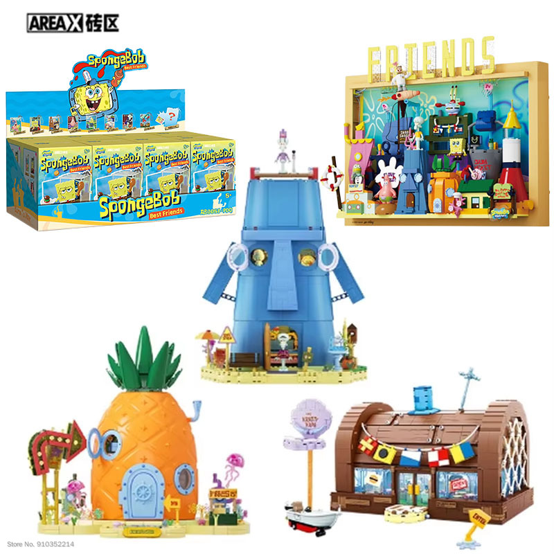 Areax Spongebob Bikini Bottom  - Lego Building Blocks avaliação e preço