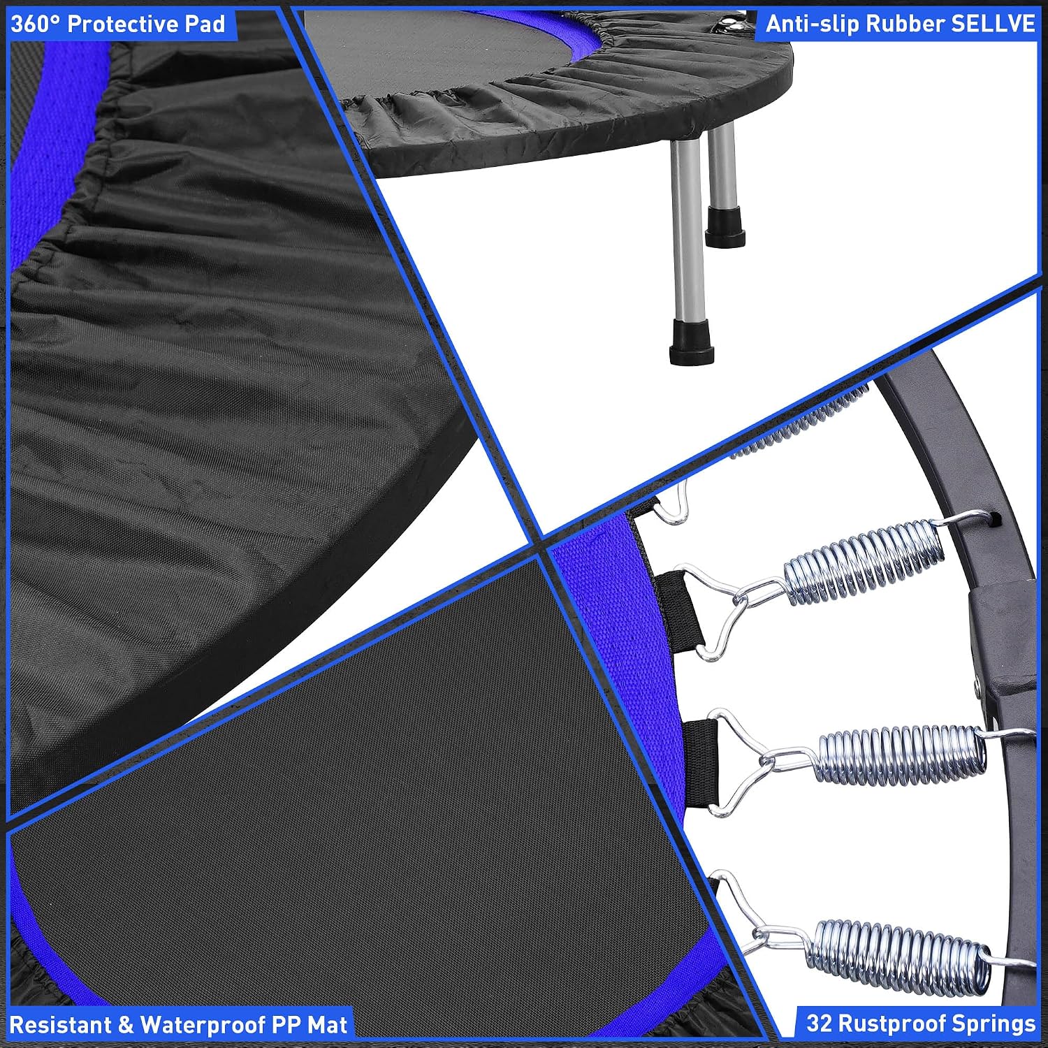 Mini Trampolim Rebounder de 40 - Trampoline Mini Indoor avaliação e preço