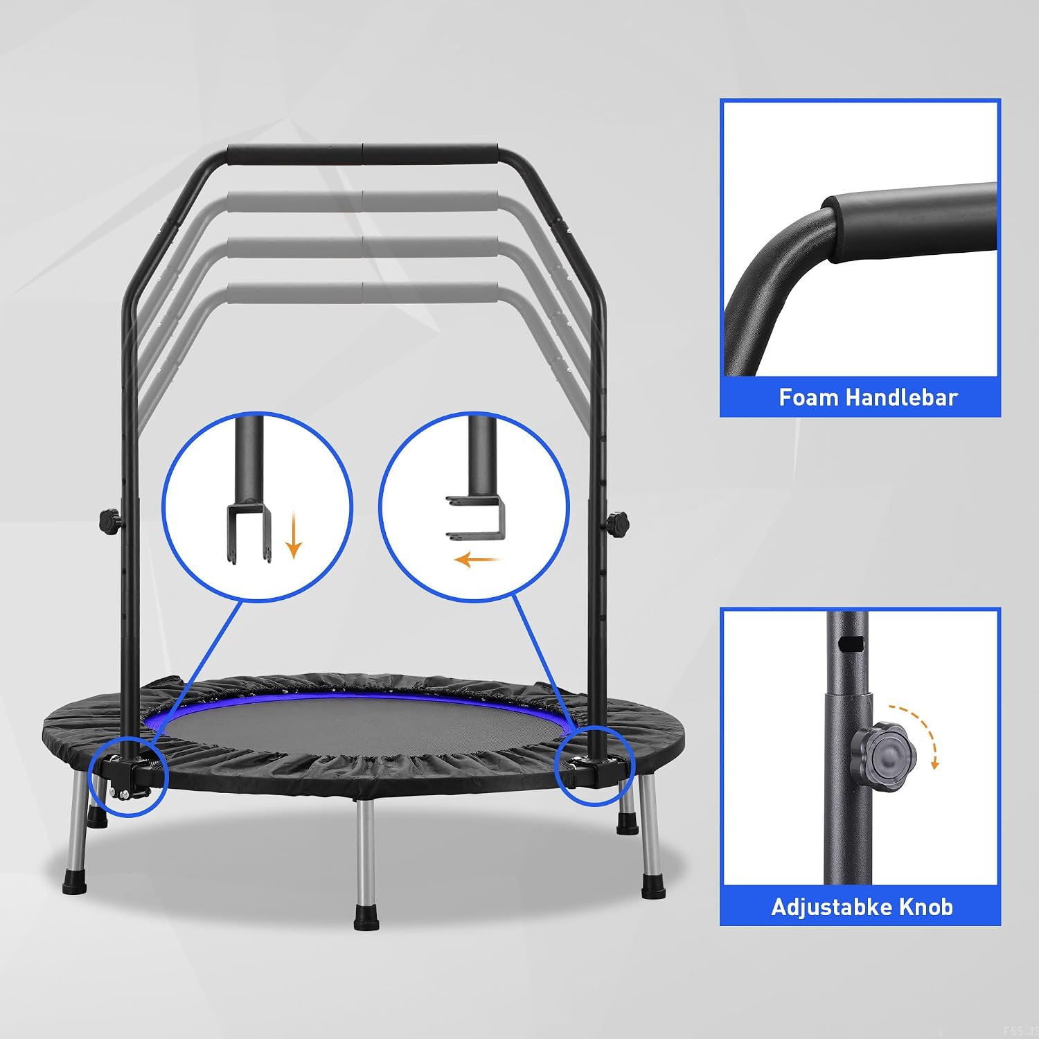 Mini Trampolim Rebounder de 40 - Trampoline Mini Indoor avaliação e preço